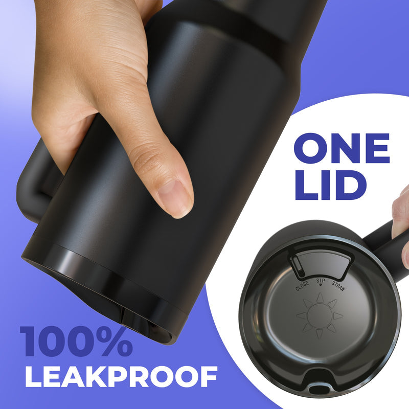 Thicc Buddy 40oz | Metallic Skeleton